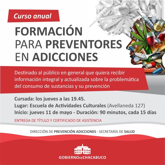 curso de formación para preventores en adicciones